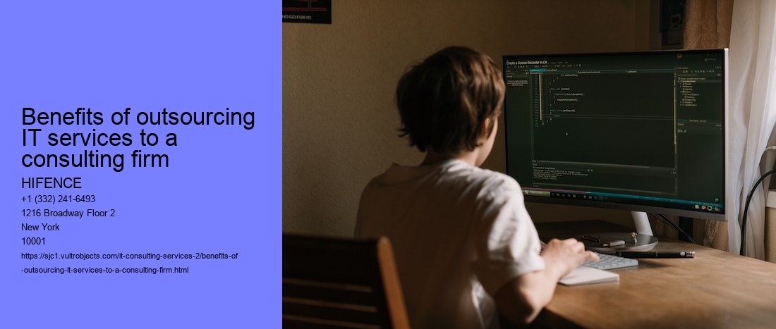 Benefits of outsourcing IT services to a consulting firm 