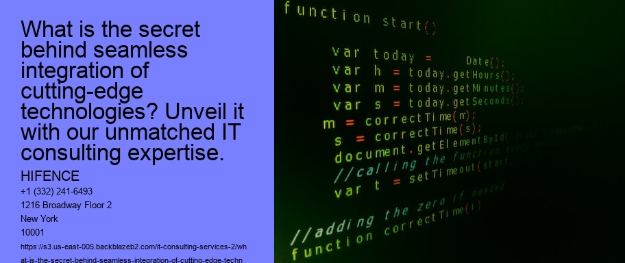 What is the secret behind seamless integration of cutting-edge technologies? Unveil it with our unmatched IT consulting expertise.